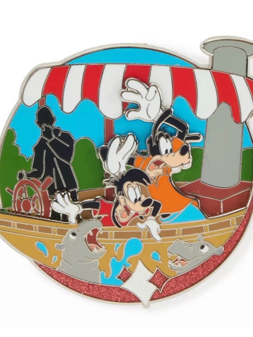 Disney Goofy and Max on Jungle Cruise Pin Artist Collection Limited Edition 4000 - Picture 4 of 7